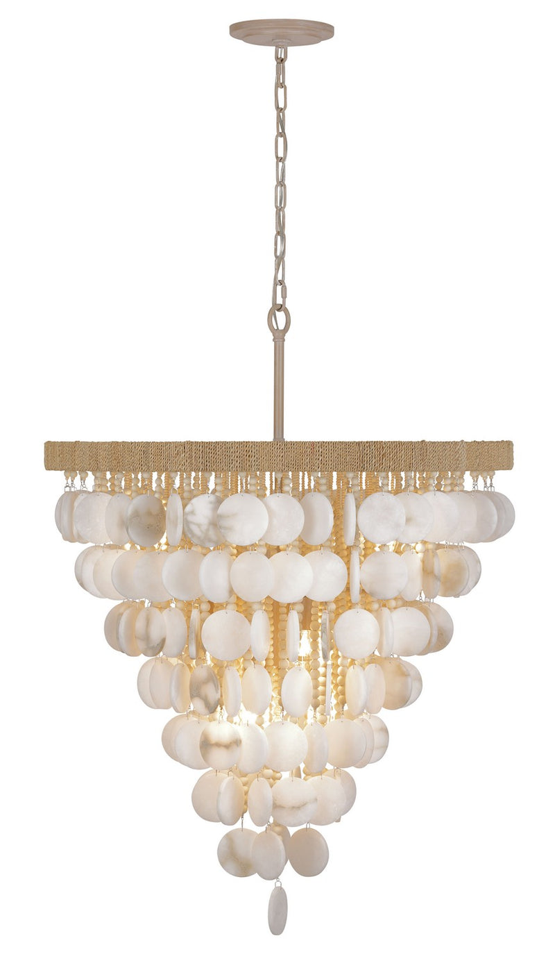 Metropolitan N1918-759 Aurelia'S Cove 12 Light Pendant, Natural White Alternate Image.jpg