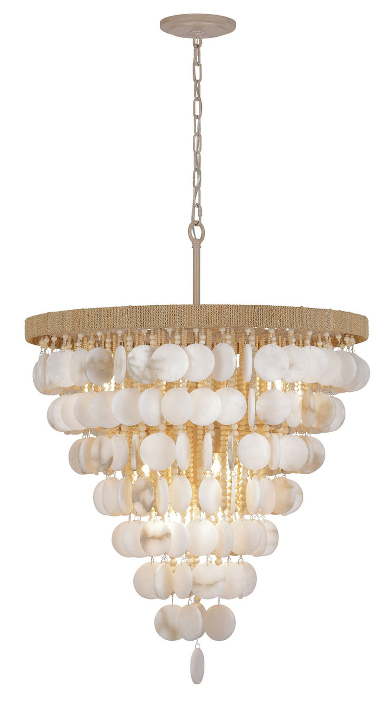 Metropolitan N1918-759 Aurelia'S Cove 12 Light Pendant, Natural White Alternate Image 2.jpg