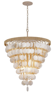 Metropolitan N1918-759 Aurelia'S Cove 12 Light Pendant, Natural White Alternate Image 3.jpg