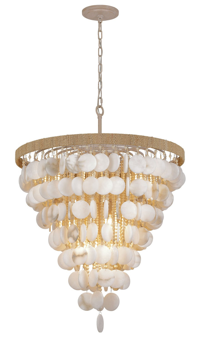 Metropolitan N1918-759 Aurelia'S Cove 12 Light Pendant, Natural White Alternate Image 3.jpg