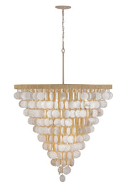 Metropolitan N1919-759 Aurelia'S Cove 15 Light Pendant, Natural White Alternate Image 2.jpg
