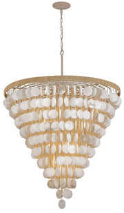 Metropolitan N1919-759 Aurelia'S Cove 15 Light Pendant, Natural White Alternate Image 3.jpg