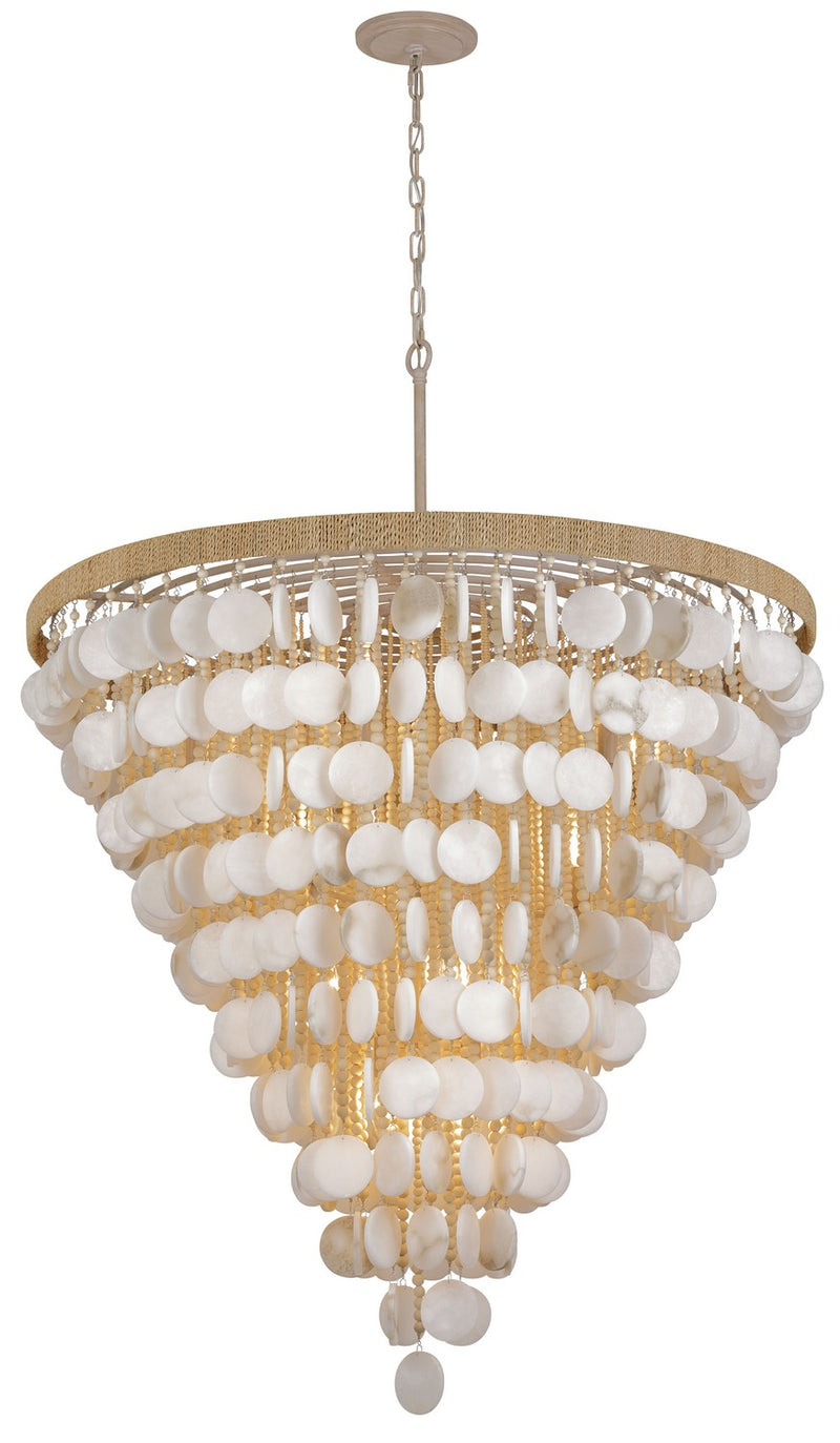 Metropolitan N1919-759 Aurelia'S Cove 15 Light Pendant, Natural White Alternate Image 3.jpg