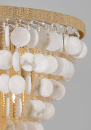 Metropolitan N1919-759 Aurelia'S Cove 15 Light Pendant, Natural White Alternate Image 4.jpg