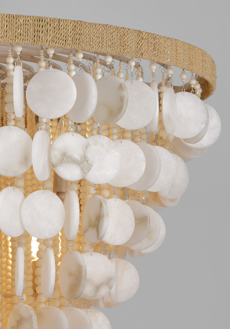 Metropolitan N1919-759 Aurelia'S Cove 15 Light Pendant, Natural White Alternate Image 4.jpg