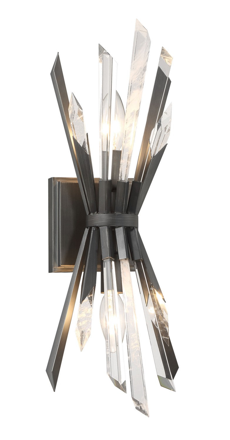 Metropolitan N1942-766 Elsa Two Light Wall Sconce, Midnight Graphite Alternate Image 2.jpg