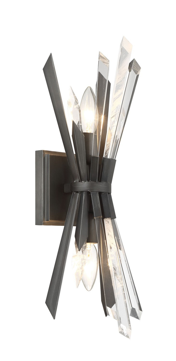 Metropolitan N1942-766 Elsa Two Light Wall Sconce, Midnight Graphite Alternate Image 3.jpg