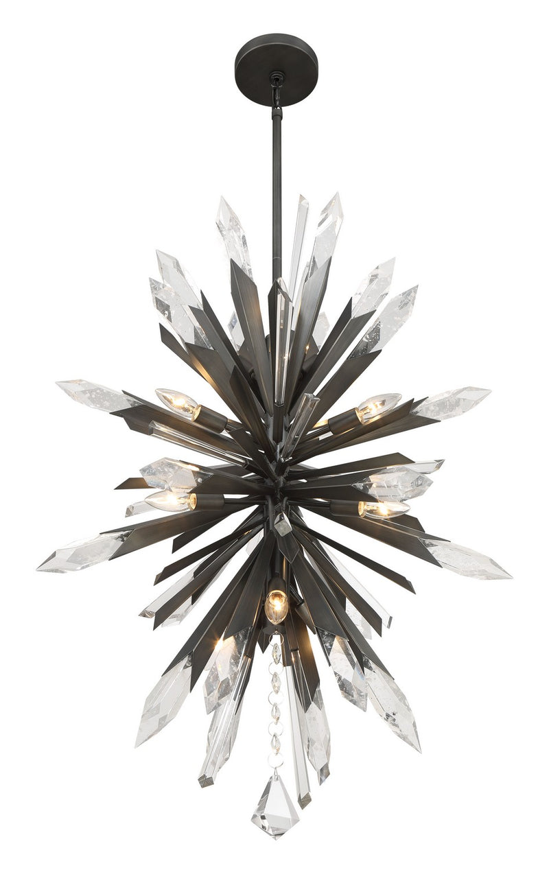 Metropolitan N1947-766 Elsa 12 Light Pendant, Midnight Graphite Alternate Image 2.jpg