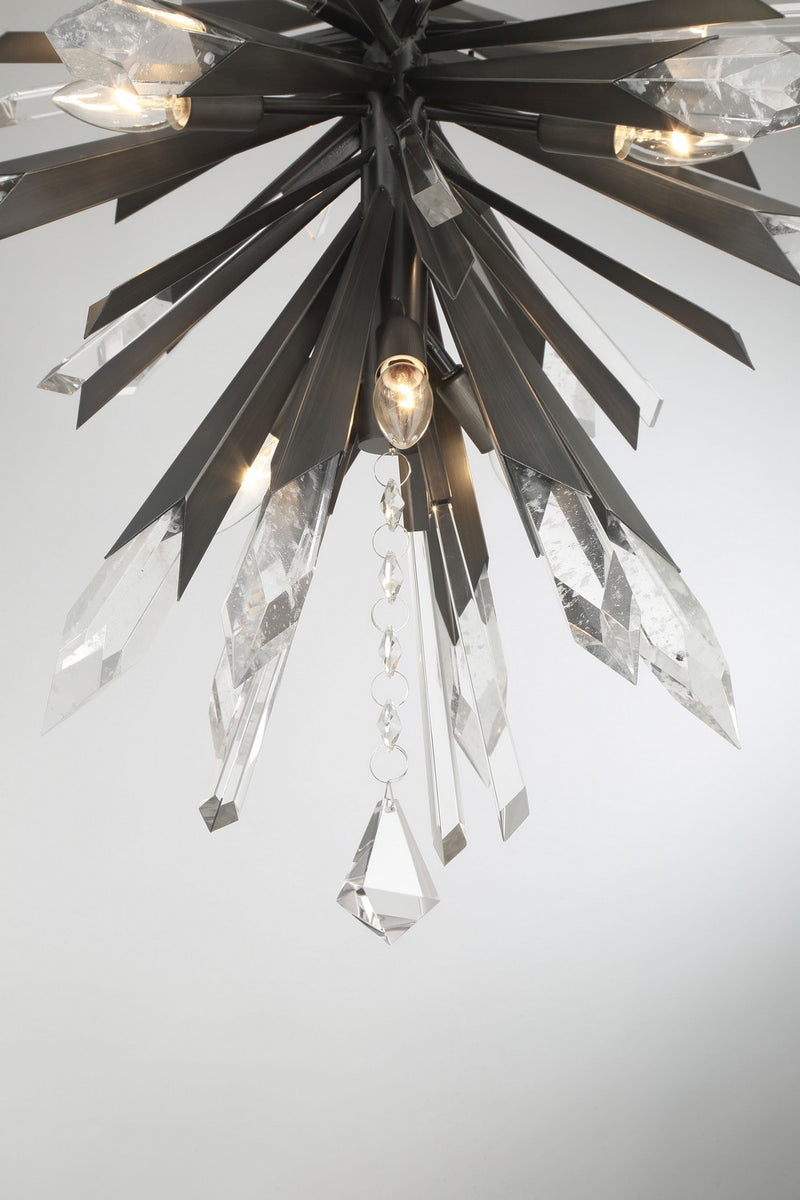 Metropolitan N1947-766 Elsa 12 Light Pendant, Midnight Graphite Alternate Image 3.jpg
