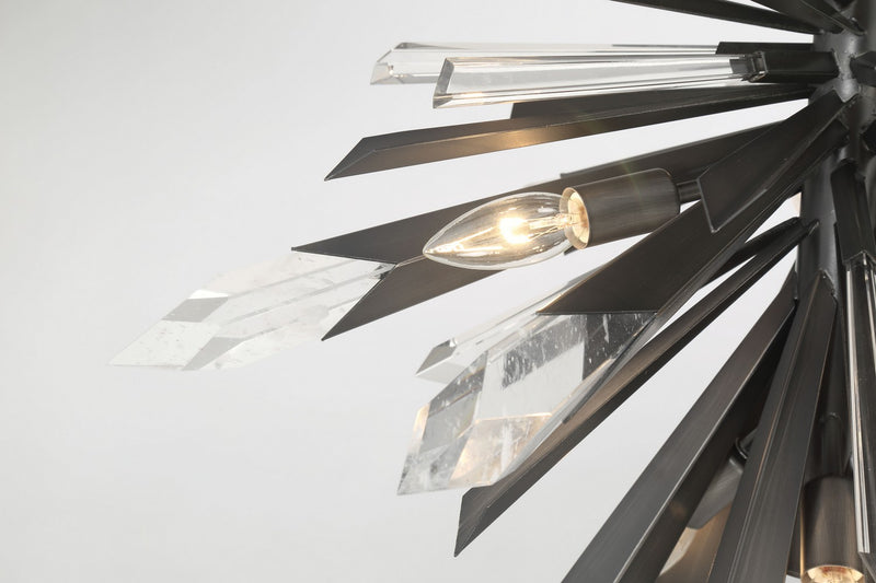 Metropolitan N1947-766 Elsa 12 Light Pendant, Midnight Graphite Alternate Image 4.jpg
