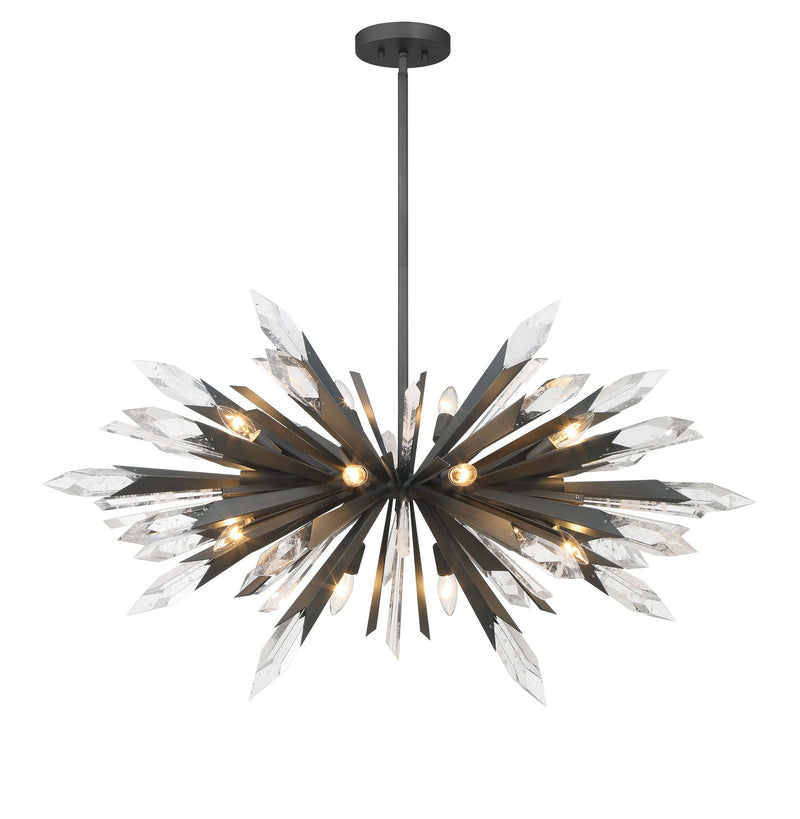 Metropolitan N1948-766 Elsa 12 Light Pendant, Midnight Graphite Alternate Image.jpg