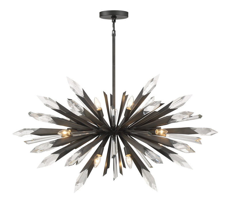 Metropolitan N1948-766 Elsa 12 Light Pendant, Midnight Graphite Alternate Image 2.jpg