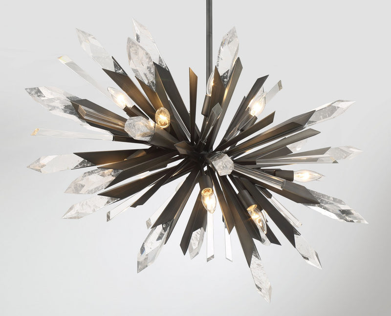 Metropolitan N1948-766 Elsa 12 Light Pendant, Midnight Graphite Alternate Image 4.jpg