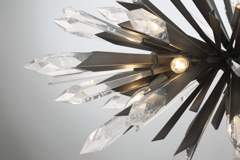 Metropolitan N1948-766 Elsa 12 Light Pendant, Midnight Graphite Alternate Image.jpg