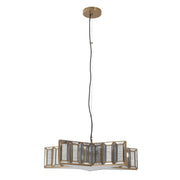 Minka Lavery 2192-863 Luce Stellare Five Light Pendant, Brass Antique Alternate Image.jpg