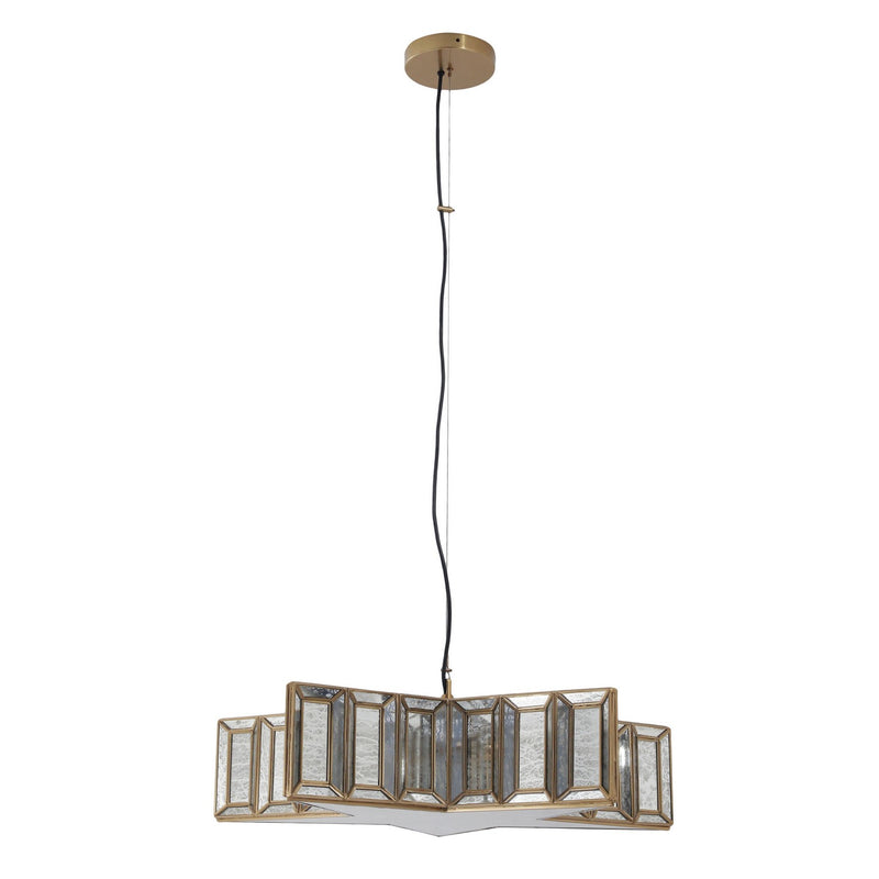 Minka Lavery 2192-863 Luce Stellare Five Light Pendant, Brass Antique Alternate Image.jpg
