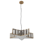 Minka Lavery 2192-863 Luce Stellare Five Light Pendant, Brass Antique Alternate Image 3.jpg