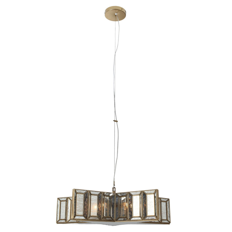 Minka Lavery 2192-863 Luce Stellare Five Light Pendant, Brass Antique Alternate Image 4.jpg