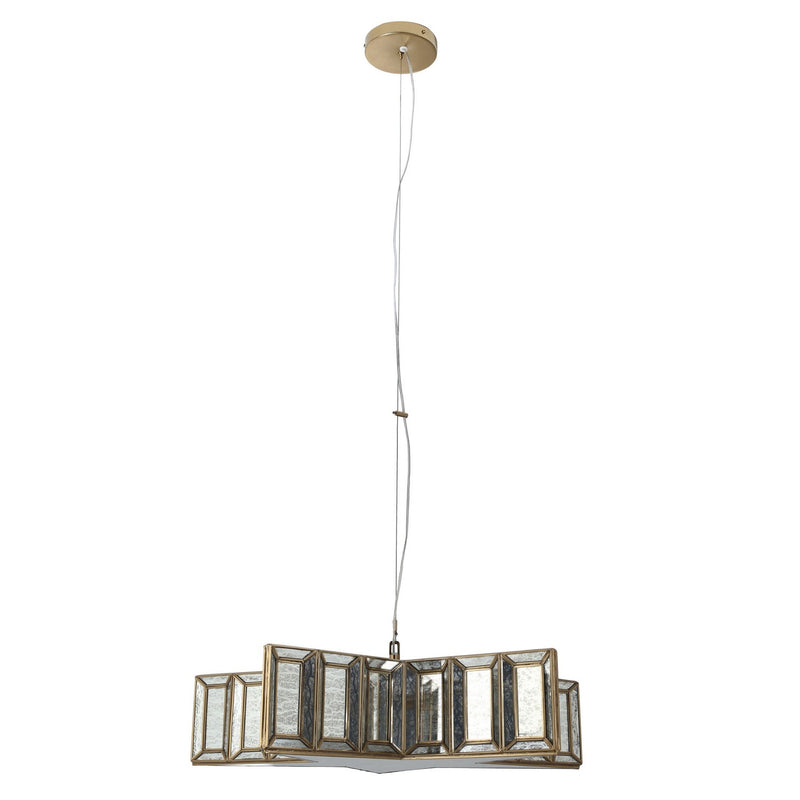 Minka Lavery 2192-863 Luce Stellare Five Light Pendant, Brass Antique Alternate Image.jpg