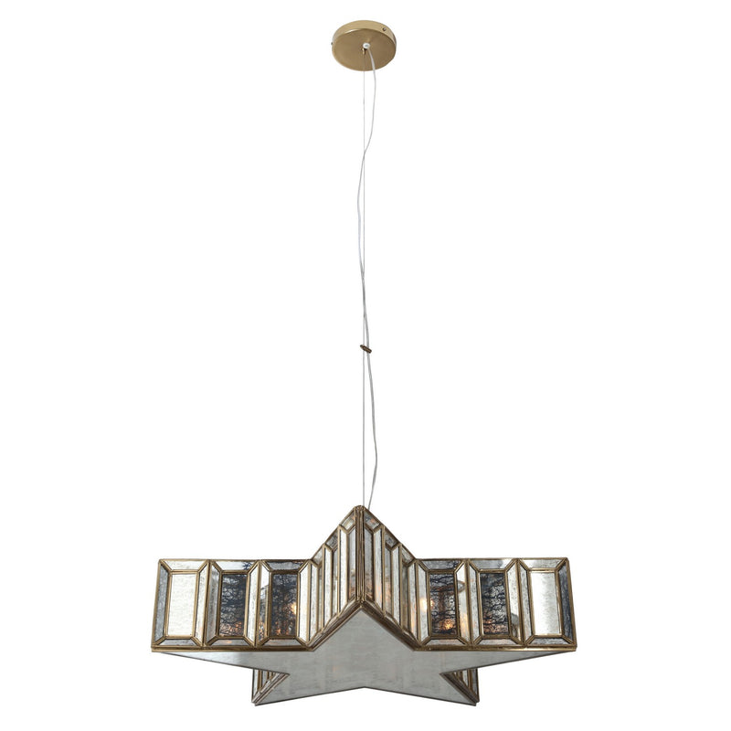 Minka Lavery 2192-863 Luce Stellare Five Light Pendant, Brass Antique Alternate Image 6.jpg