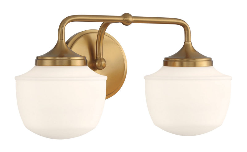 Minka Lavery 2572-575 Cornwell Two Light Bath Vanity, Aged Brass Alternate Image 2.jpg