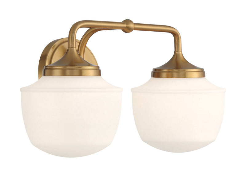 Minka Lavery 2572-575 Cornwell Two Light Bath Vanity, Aged Brass Alternate Image 3.jpg