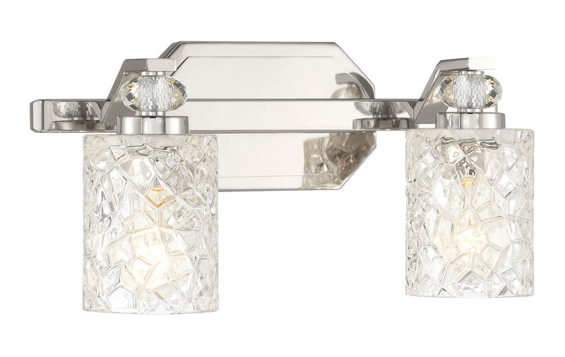 Minka Lavery 2612-77 Crystal Kay Two Light Bath Vanity, Chrome Alternate Image 2.jpg