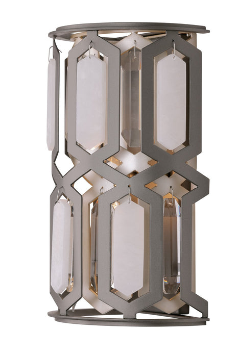 Minka Lavery 3581-795 Hexly One Light Wall Sconce, Coal And Brass Alternate Image 2.jpg