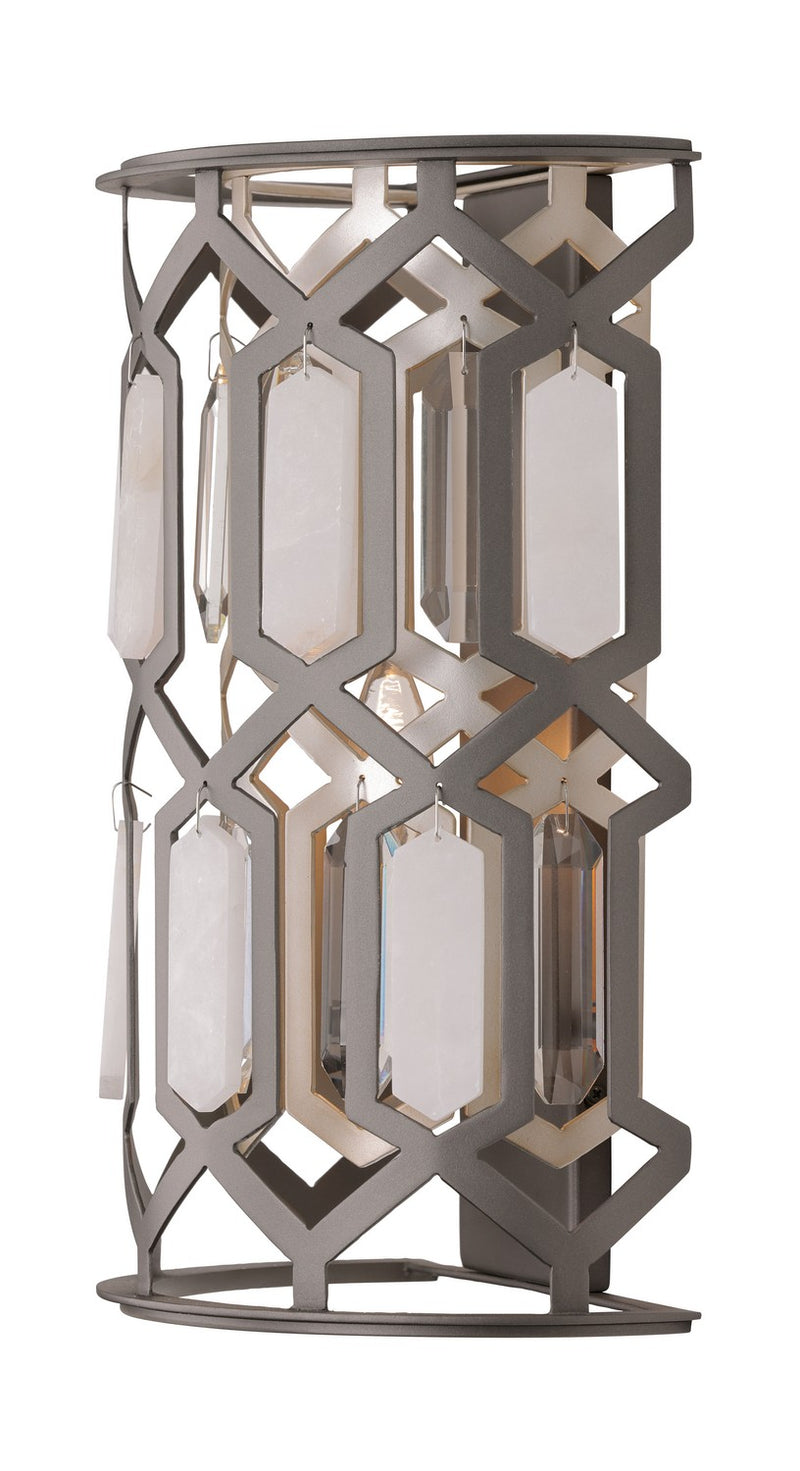 Minka Lavery 3582-795 Hexly One Light Wall Sconce, Coal And Brass Alternate Image 4.jpg