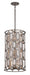 Minka Lavery 3586-795 Hexly Nine Light Foyer Pendant, Coal And Brass Alternate Image.jpg