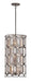 Minka Lavery 3586-795 Hexly Nine Light Foyer Pendant, Coal And Brass Alternate Image 2.jpg