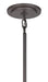 Minka Lavery 3586-795 Hexly Nine Light Foyer Pendant, Coal And Brass Alternate Image 4.jpg