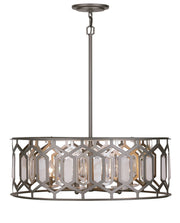 Minka Lavery 3587-795 Hexly Six Light Pendant, Coal And Brass Alternate Image 3.jpg