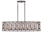 Minka Lavery 3588-795 Hexly Five Light Island Pendant, Coal And Brass Alternate Image.jpg