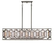 Minka Lavery 3588-795 Hexly Five Light Island Pendant, Coal And Brass Alternate Image 2.jpg