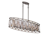 Minka Lavery 3588-795 Hexly Five Light Island Pendant, Coal And Brass Alternate Image 4.jpg