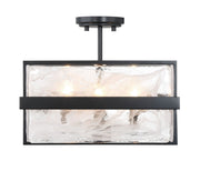Minka Lavery 3616-66A Cloud Break Four Light Semi Flush Mount, Coal Alternate Image 4.jpg