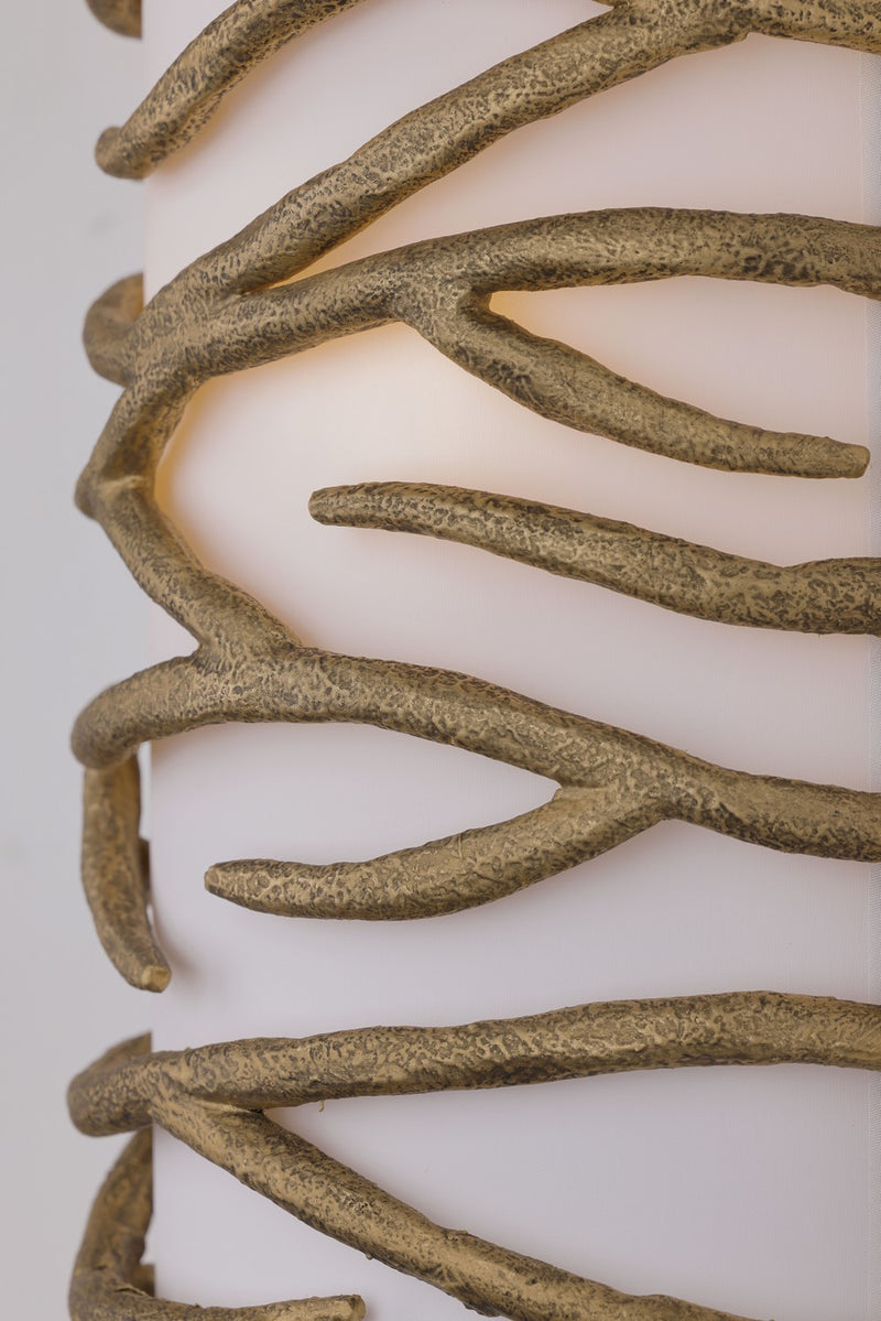 Minka Lavery 3712-788 Branch Reality Two Light Wall Sconce, Textured Ashen Gold Alternate Image 4.jpg