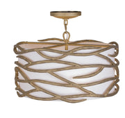Minka Lavery 3715-788 Branch Reality Four Light Semi Flush Mount, Textured Ashen Gold Alternate Image 2.jpg