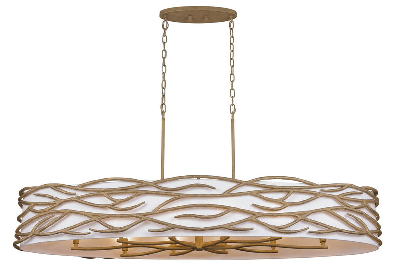 Minka Lavery 3717-788 Branch Reality Ten Light Island Pendant, Textured Ashen Gold Alternate Image.jpg