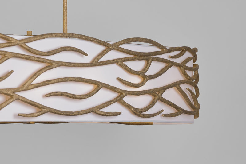 Minka Lavery 3717-788 Branch Reality Ten Light Island Pendant, Textured Ashen Gold Alternate Image.jpg