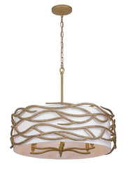 Minka Lavery 3718-788 Branch Reality Six Light Pendant, Textured Ashen Gold Alternate Image.jpg