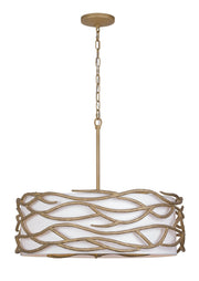 Minka Lavery 3718-788 Branch Reality Six Light Pendant, Textured Ashen Gold Alternate Image 2.jpg