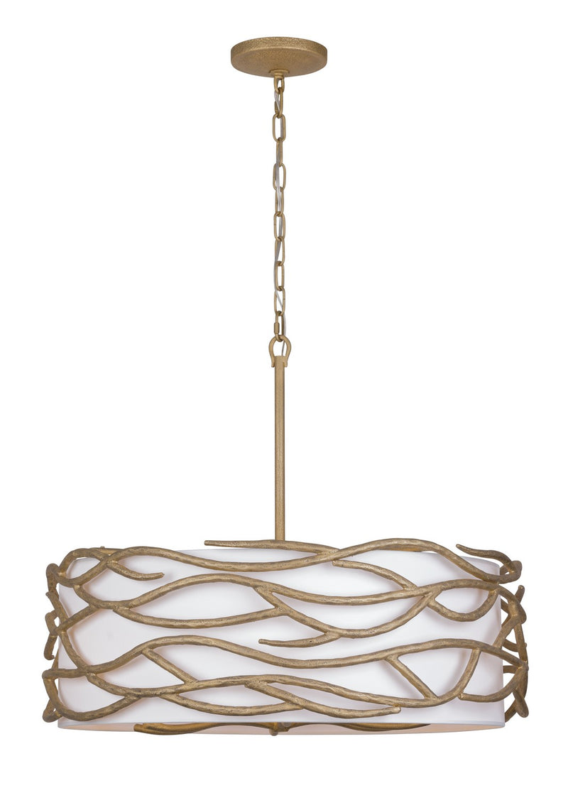 Minka Lavery 3718-788 Branch Reality Six Light Pendant, Textured Ashen Gold Alternate Image 2.jpg