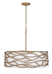 Minka Lavery 3718-788 Branch Reality Six Light Pendant, Textured Ashen Gold Alternate Image 3.jpg