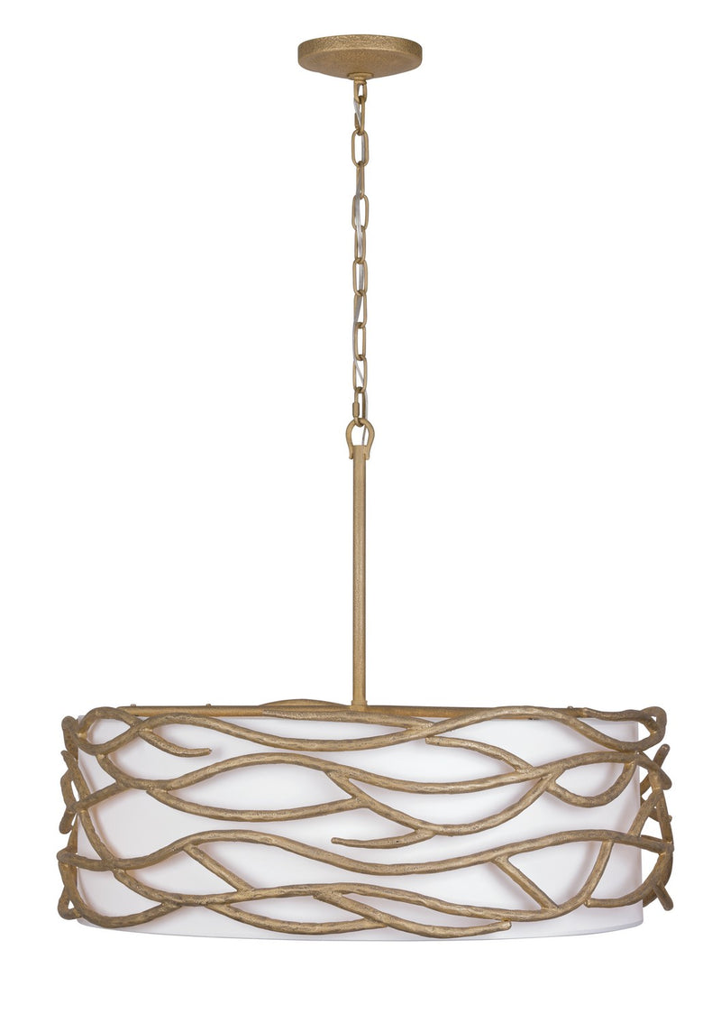 Minka Lavery 3718-788 Branch Reality Six Light Pendant, Textured Ashen Gold Alternate Image 3.jpg