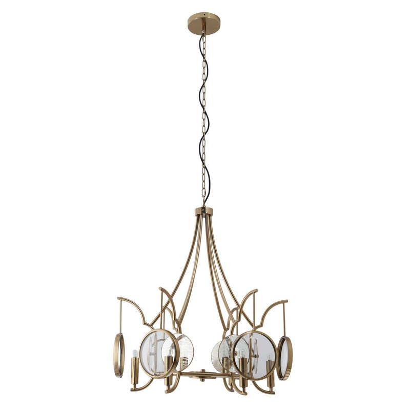 Minka Lavery 3816-863 Into Focus Six Light Chandelier, Brass Antique Alternate Image 2.jpg