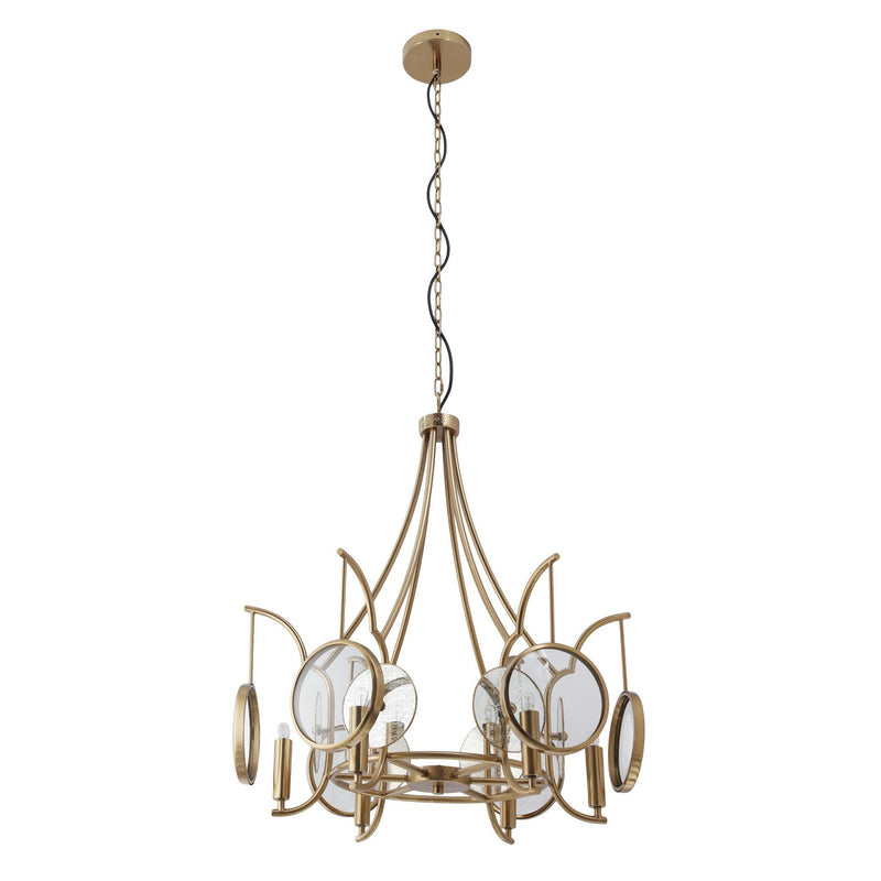 Minka Lavery 3816-863 Into Focus Six Light Chandelier, Brass Antique Alternate Image 4.jpg