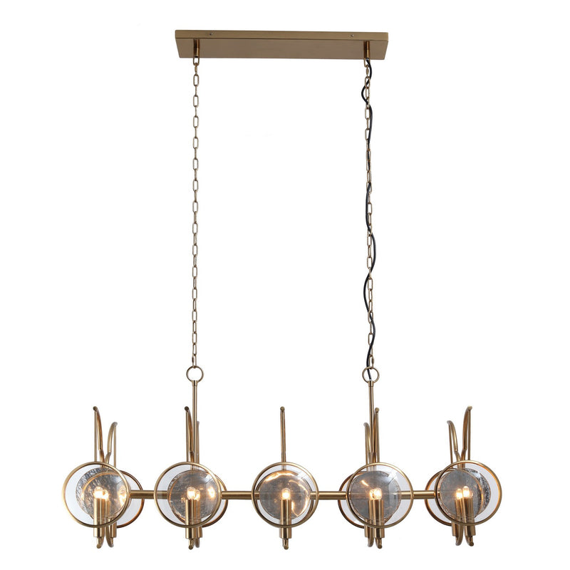 Minka Lavery 3817-863 Into Focus Ten Light Island Pendant, Brass Antique Alternate Image.jpg