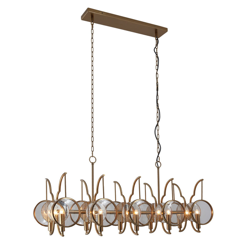 Minka Lavery 3817-863 Into Focus Ten Light Island Pendant, Brass Antique Alternate Image 3.jpg
